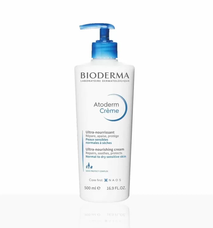 Bioderma Atoderm Creme Ultra-Nourishing – Moisturizer For Normal To Sensitive Dry Skin, 500ml