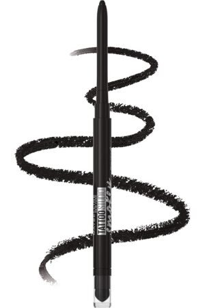 Maybelline New York Kohl Gel Pencil Eyeliner, Tattoo Studio Smokey, Smokey Black, 0.28g