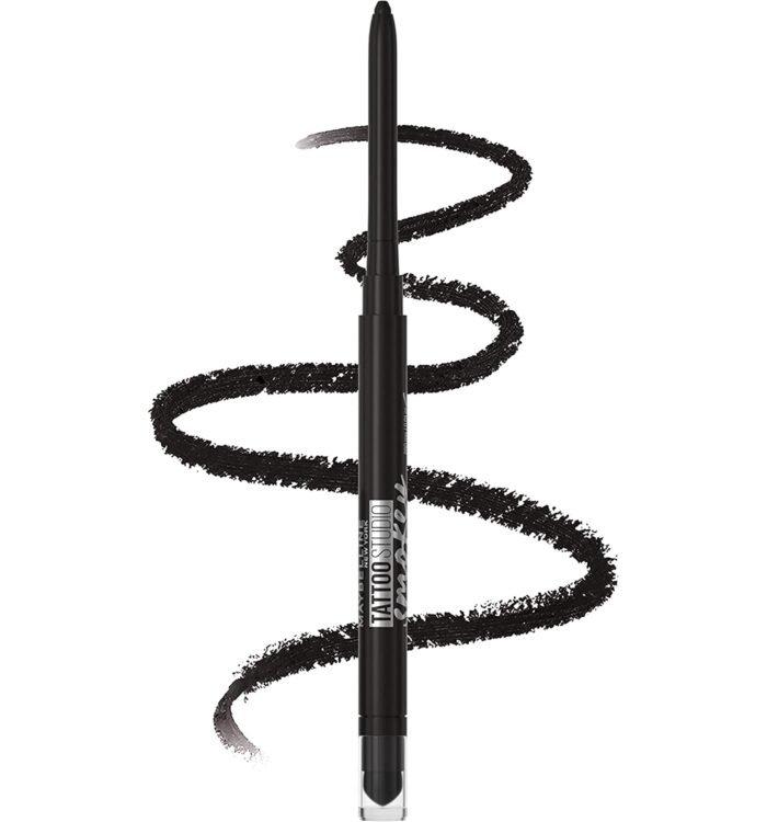 Maybelline New York Kohl Gel Pencil Eyeliner, Tattoo Studio Smokey, Smokey Black, 0.28g