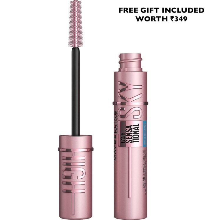 Maybelline New York Sky High Waterproof Mascara, Lash Sensational Sky High, Very Black, 6ml