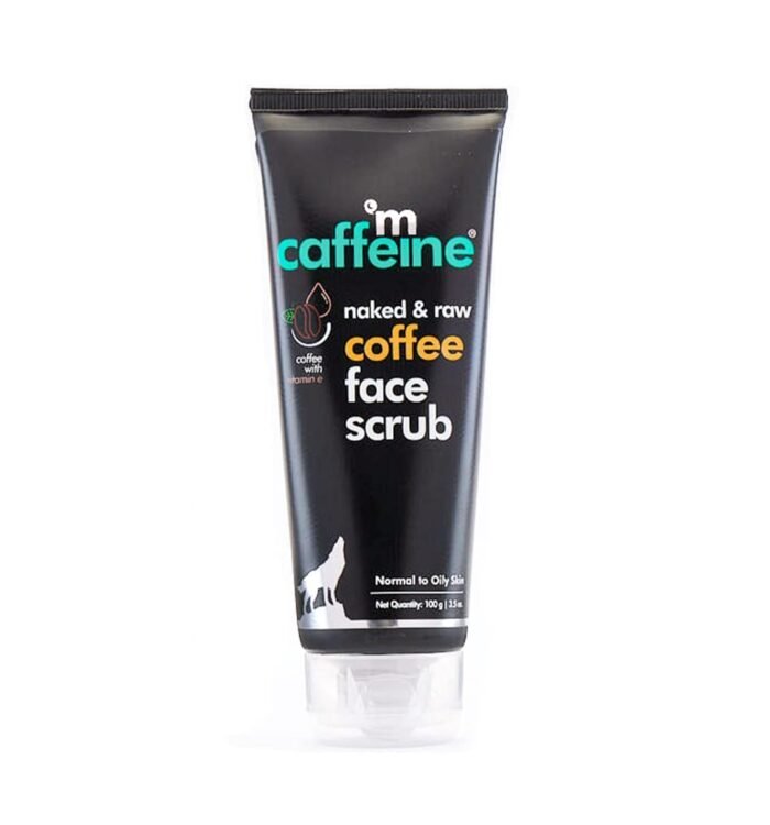 MCaffeine D-Tan Exfoliating Coffee Face Scrub With Walnut & Vitamin E 100g