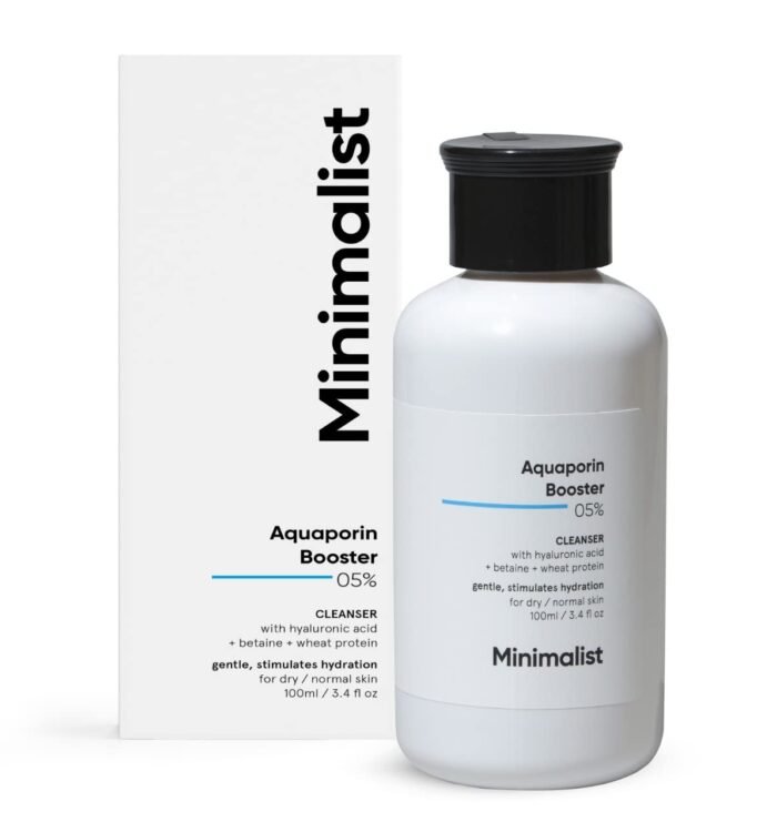 Minimalist 5% Aquaporin Booster Cleanser For Dry Skin With Hyaluronic Acid 100ml