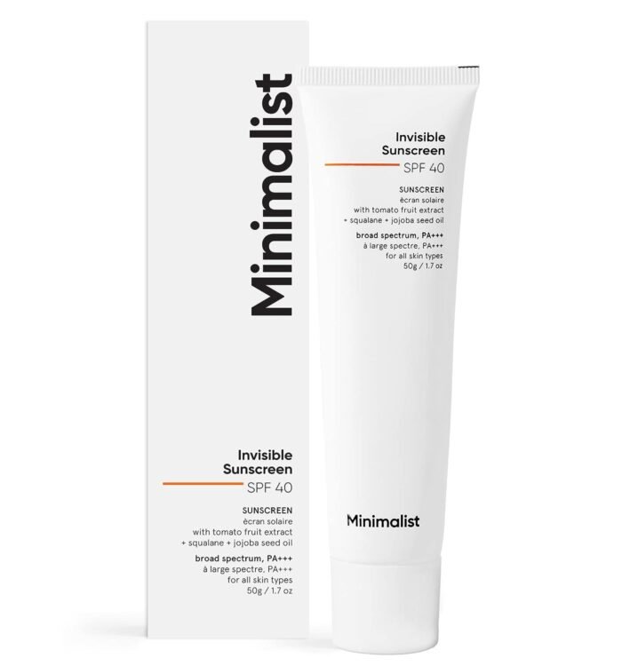 Minimalist SPF 40 Invisible Sunscreen Gel 50g