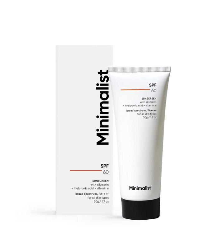 Minimalist Sunscreen Cream SPF 60 PA ++++ , 50g