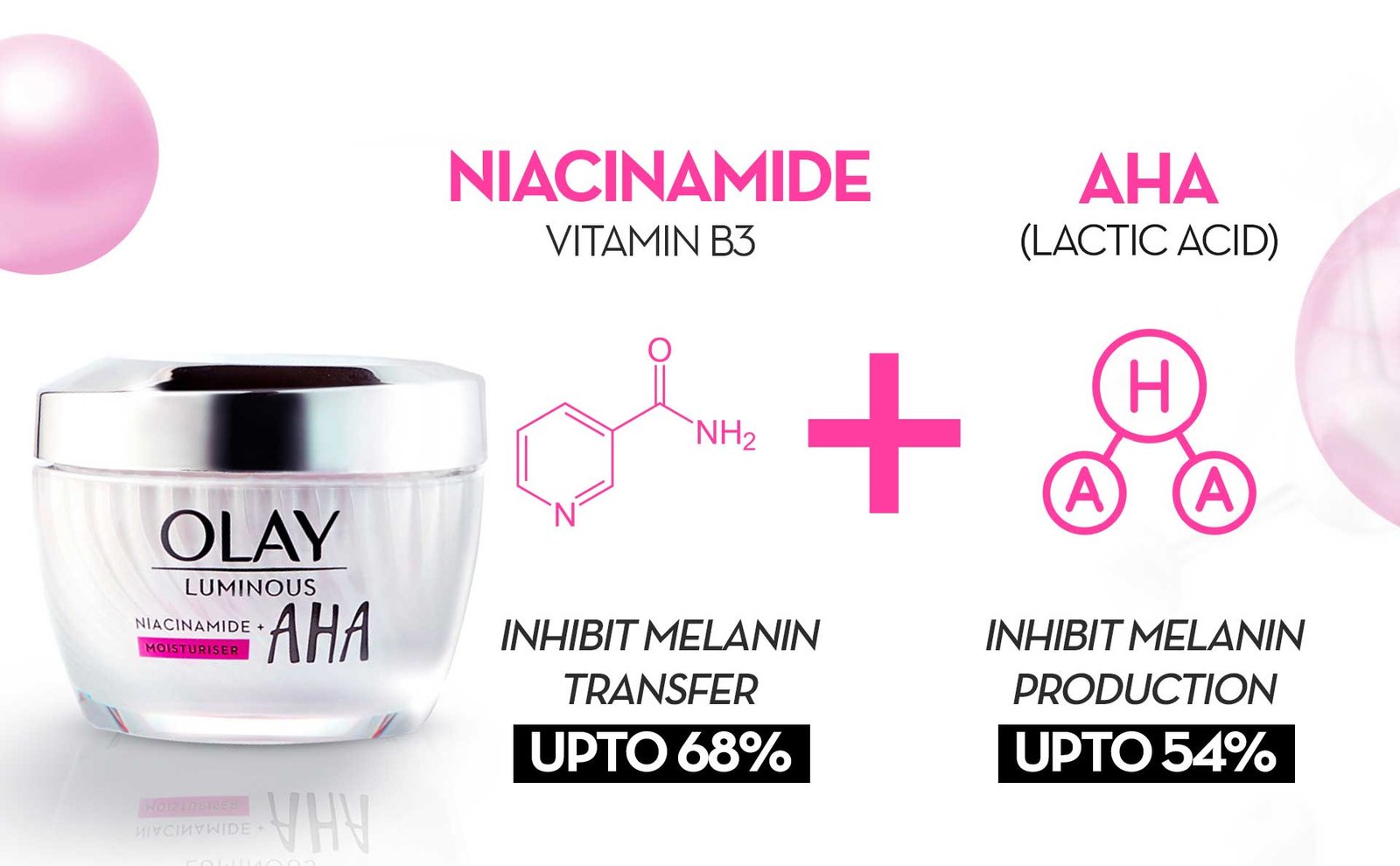 Olay Luminous AHA & Niacinamide Super Face Cream for Acne Mark & Spot Removal - 50 g - Image 5