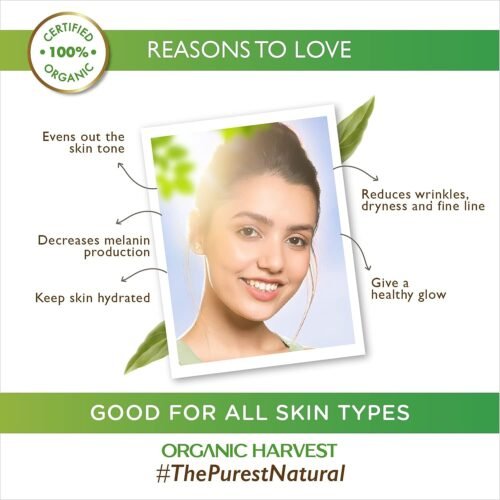 Organic Harvest Anti-Pigmentation Face Cream: Kakadu Plum, Acai Berry & Almonds 50g - Image 3