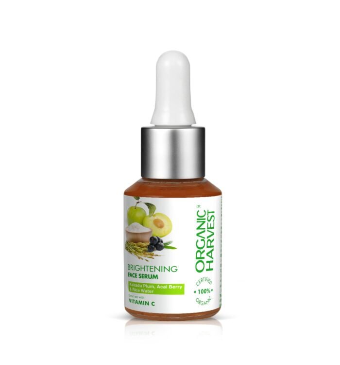 Organic Harvest Brightening Face Serum: Kakadu Plum, Acai Berry & Rice Water