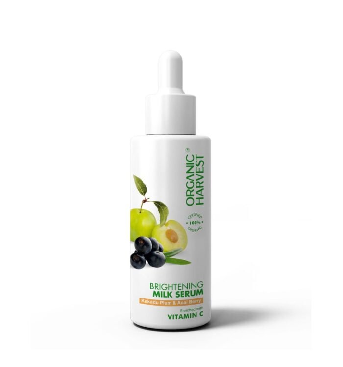 Organic Harvest Brightening Milk Serum : Kakadu Plum & Acai Berry – 50ml