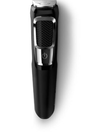 PHILIPS Multigroom Series 5000 Steel Blades Cordless 10-in-1 Body Grooming Kit (DualCut Technology, MG3750/33, Black)