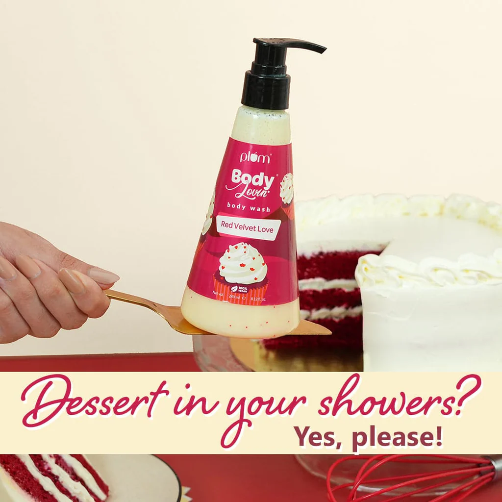 Plum BodyLovin’ Red Velvet Love Body Wash 240ml - Image 2