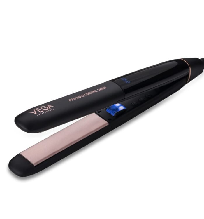 VEGA Professional Pro Gold Ceramic Shine Hair Straightener (VPMHS-08)