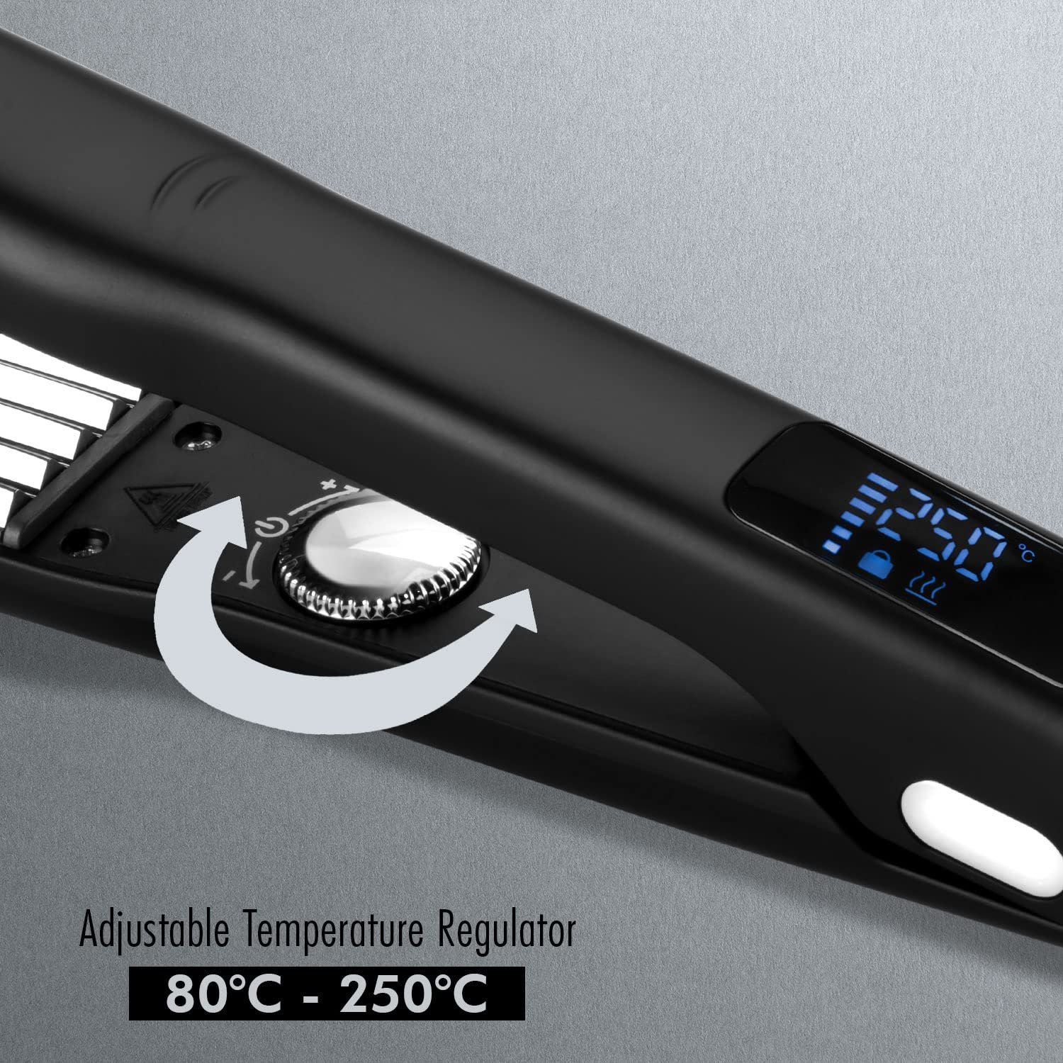 VEGA Professional Pro Titanium Crimp Titanium Hair Crimper - VPPMS-02 - Black - Image 4