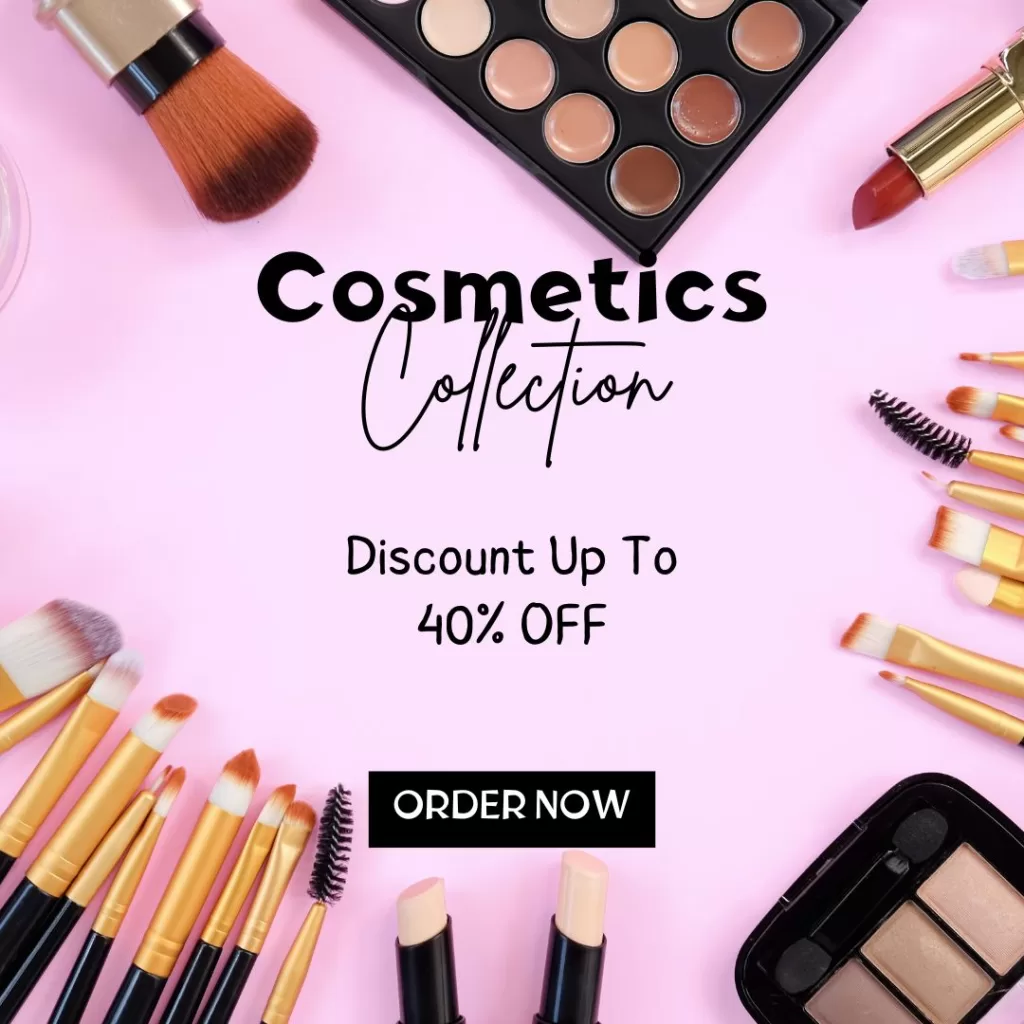 discount offers on cosmetics collection