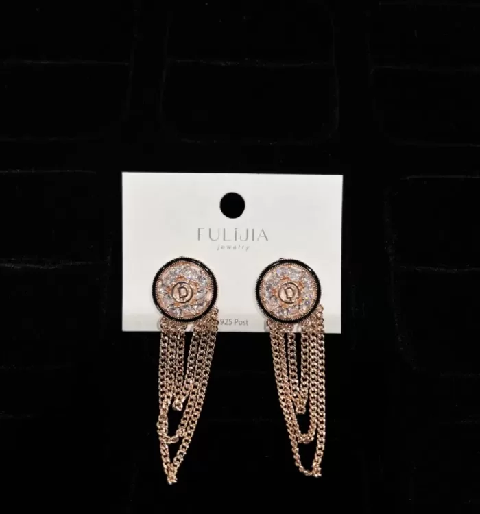 Exclusive Dior Concept Diamond Look Earrings