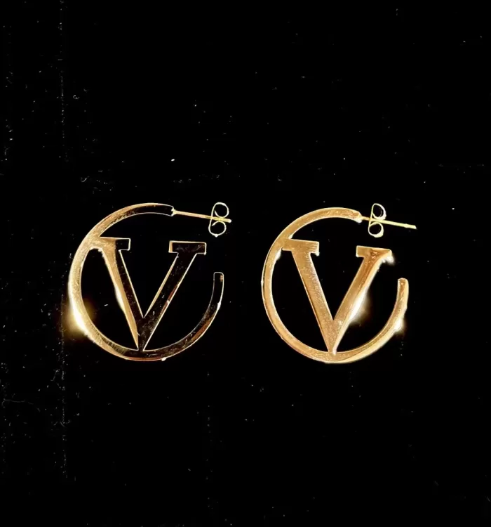 Valentino Concept Rose Gold Plated Earring Hoops