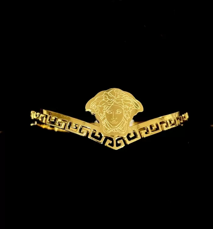 Gold Plated Medusa VERSACE Concept Design Bracelet