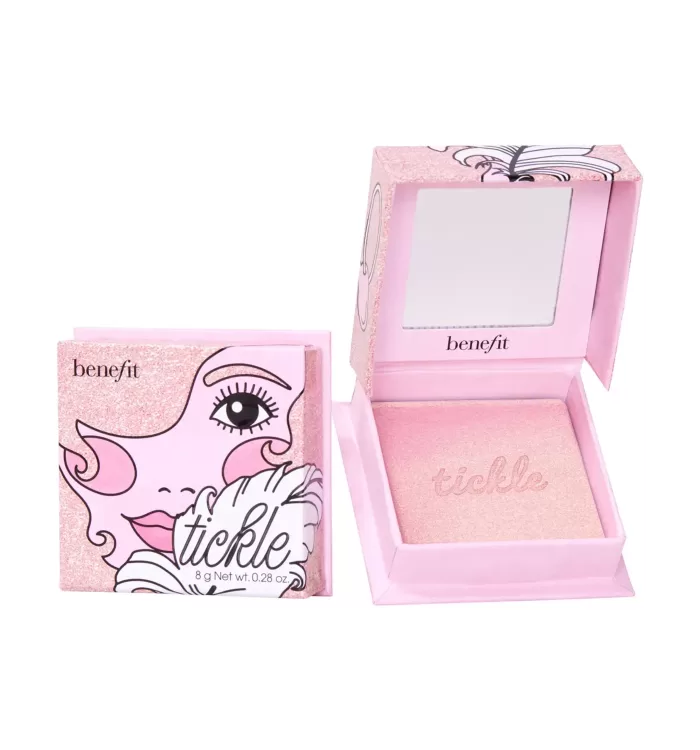 Benefit Cosmetics Tickle Highlighter – Golden Pink – 8g