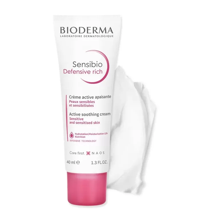 Bioderma Sensibio Defensive Rich Active Soothing Cream Hydration/Moisturisation 12h Nutrition 40ml