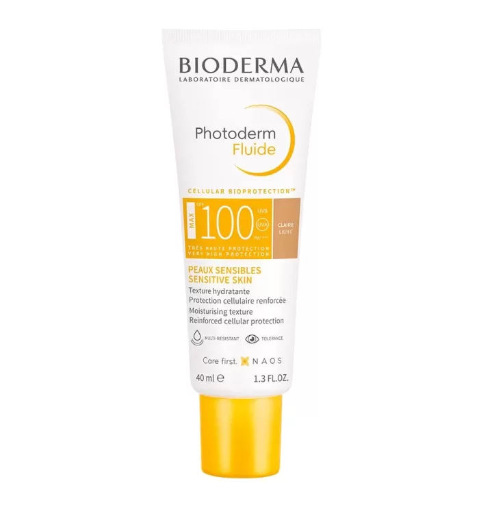 Bioderma Photoderm Aquafluide Cream Sunscreen SPF 100+ Claire – UVA Protection, 40ml