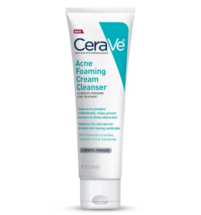 CeraVe Acne Foaming Cream Cleanser – Acne Treatment – 150ml