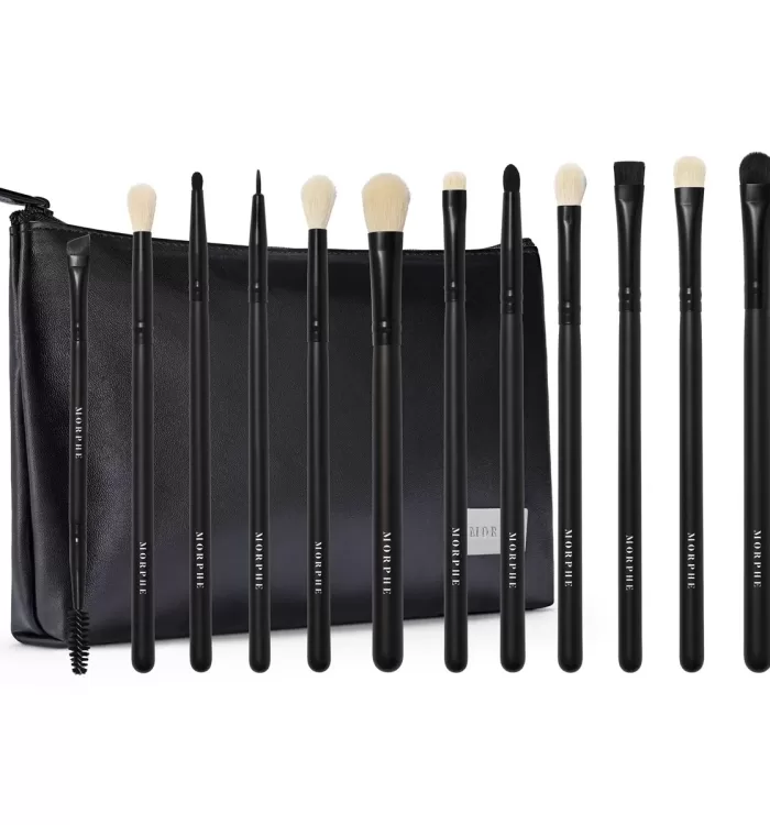 Morphe Eye Obsessed 12-Piece Eye Brush Set Collection + Bag