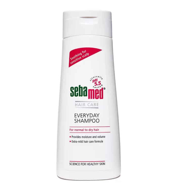 Sebamed Everyday Shampoo 200ml, PH 5.5, Normal To Dry Hair, Extra Mild Formula, Gives Moisture & Volume