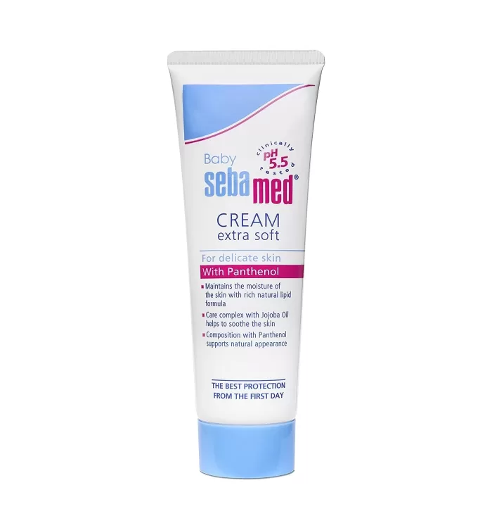 Sebamed Baby Cream Extra Soft 50m | Ph 5.5 | Panthenol and Jojoba Oil | Clinically tested | ECARF Approved