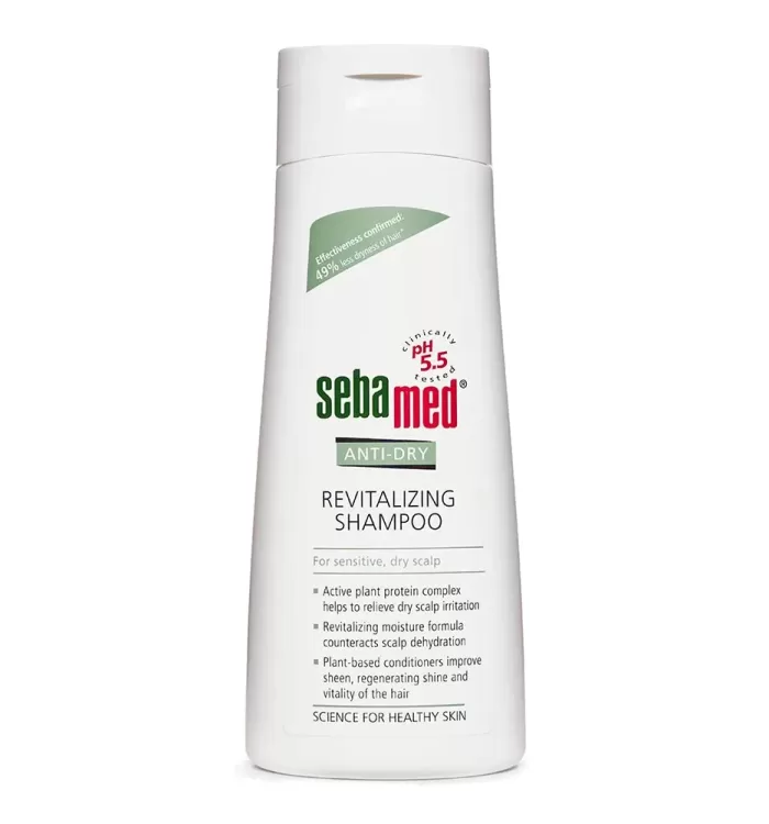 Sebamed Anti-Dry Revitalizing Shampoo 200 ml, Regenerates Dry Hair, Healthy Shine