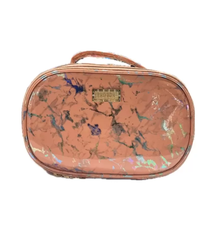 Makeup Organizer Cosmetic Vanity Bag – Peach