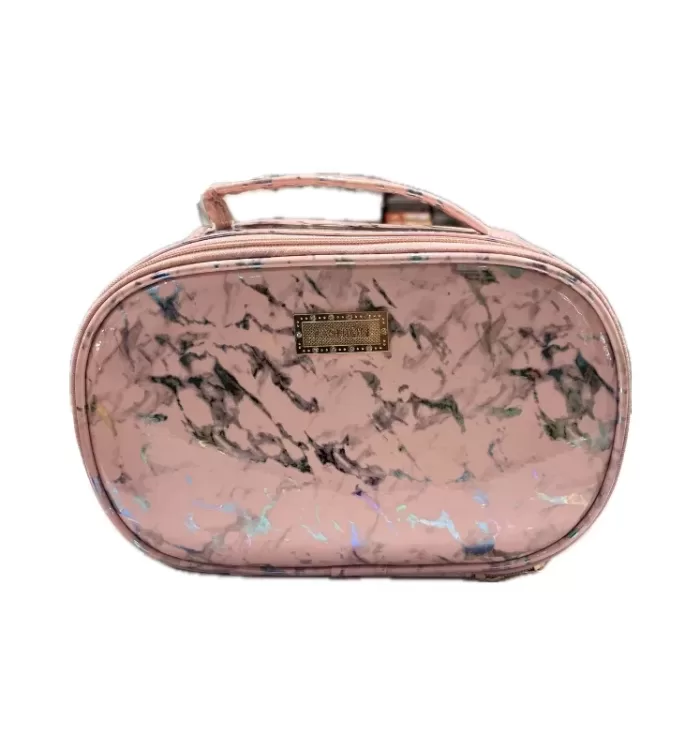 Makeup Organizer Cosmetic Vanity Bag – Pink