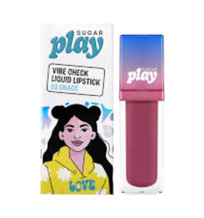 sugar vibe check liquid lipstick 03 snacc