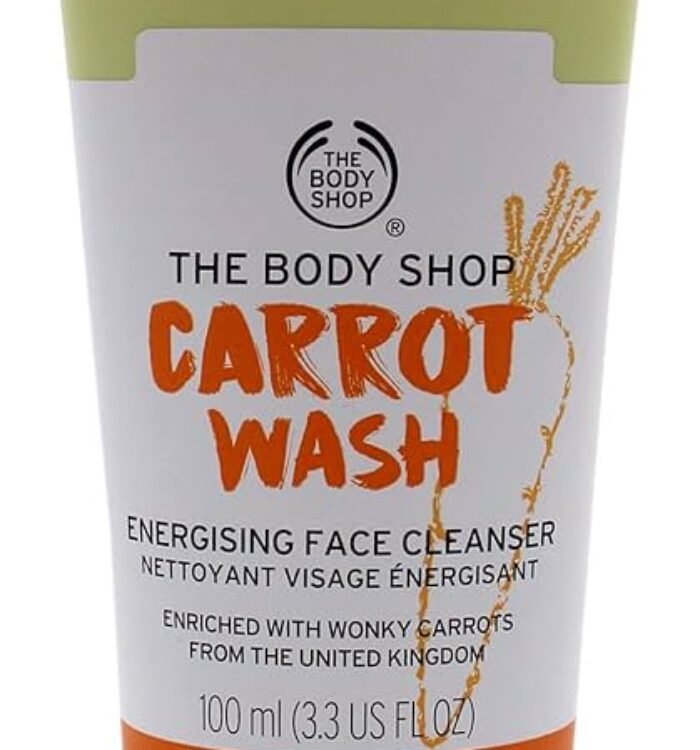 The body shop corrot wash energising face cleanser