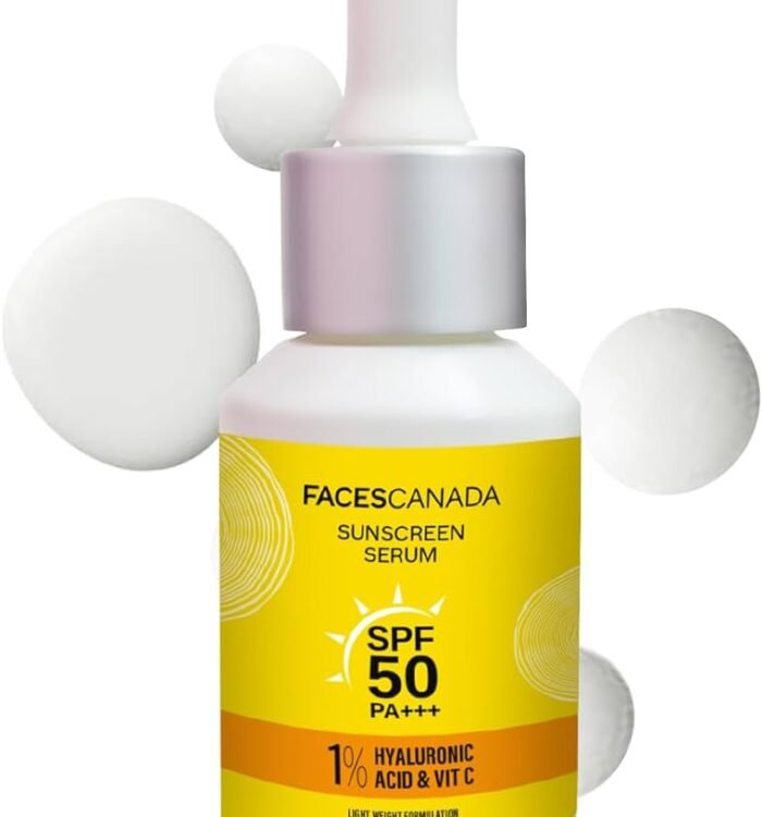 faces canada sunscreen serum SPF 50+