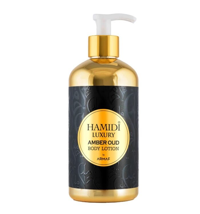 hamidi luxury amber oud body lotion