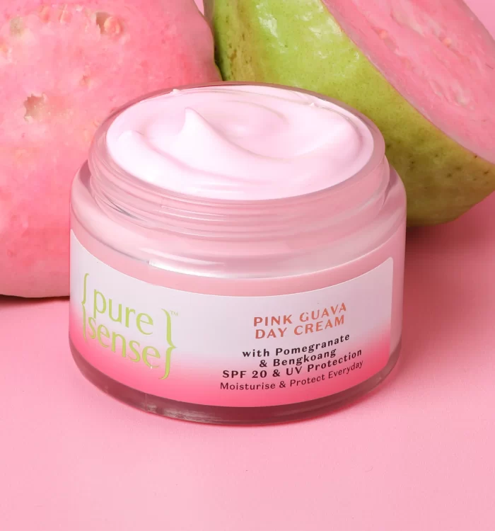 pure sense pink guava day cream