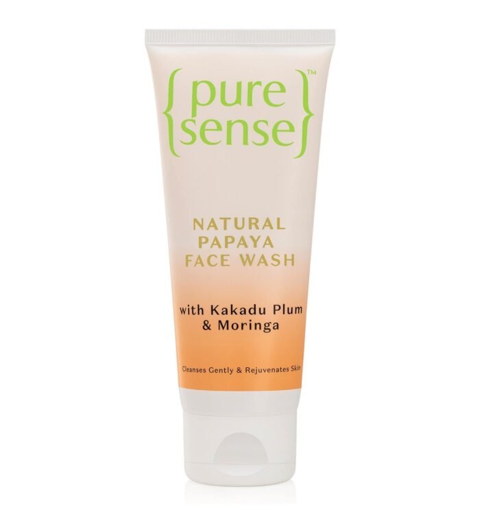 pure sense natural papaya face wash