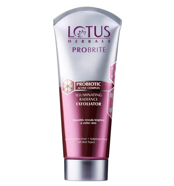 lotus herbals probrite illuminating radiance exfoliator