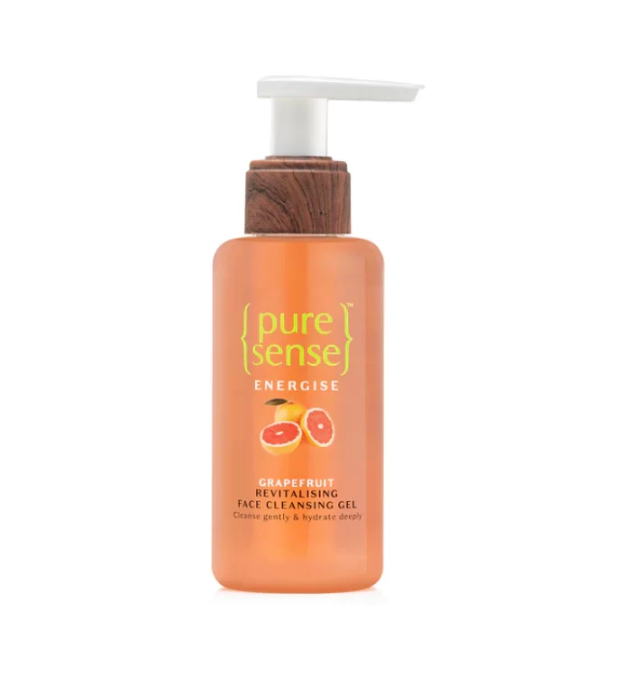 pure sense grapefruit revitalising face cleansing gel