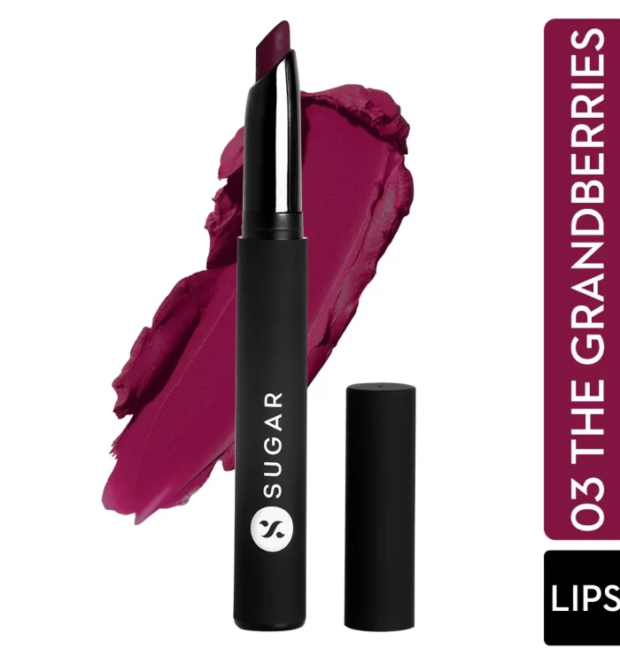 sugar matte attack transferproof lipstick 03 the grandberries