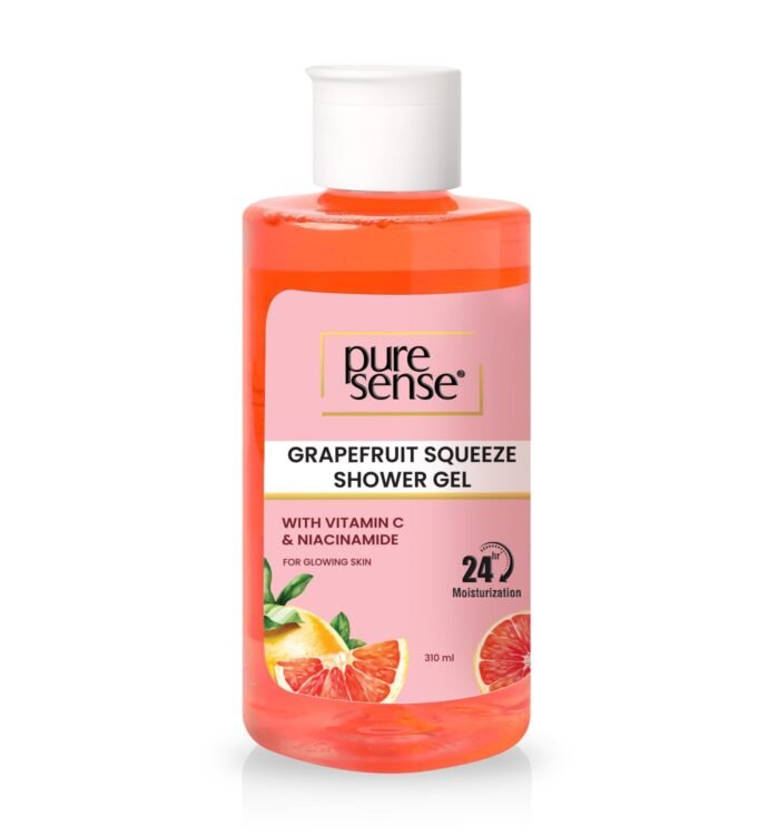 pure sense grapefruit squeeze shower gel