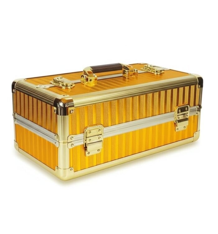 Makeup Vanity Box Cosmetics Organizer – Gold