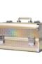 Aluminium Makeup Vanity Box Cosmetics Organizer – Golden Beige