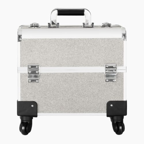 Aluminium Makeup Vanity Trolley - Silver