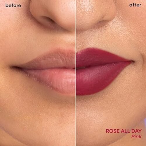 Nykaa Superlight Lip Cloud Airy Mousse Matte Liquid Lipstick for Lip & Cheek - Rose All Day (5ml) - Image 3