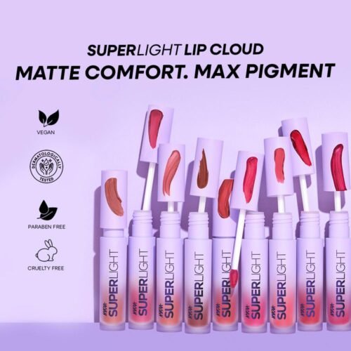 Nykaa Superlight Lip Cloud Airy Mousse Matte Liquid Lipstick for Lip & Cheek - Rose All Day (5ml) - Image 8