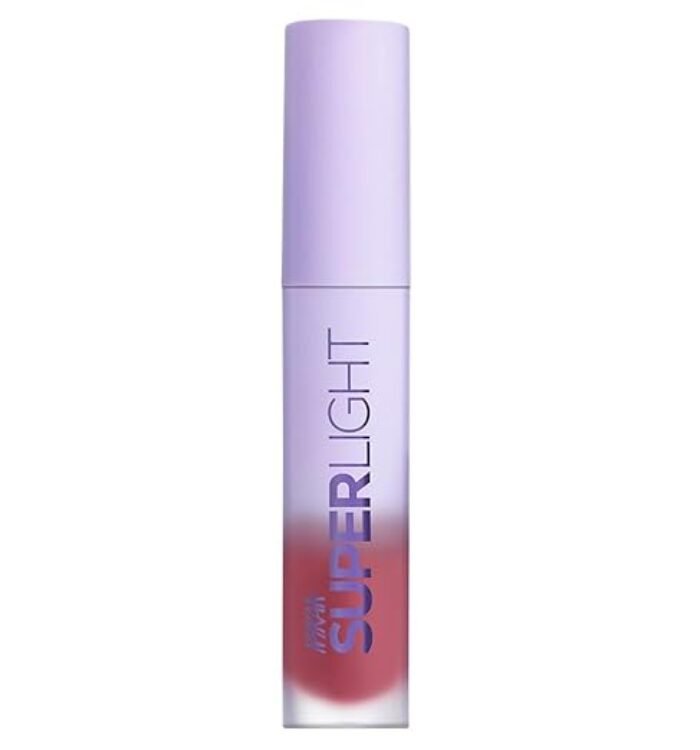 Nykaa Superlight Lip Cloud Airy Mousse Matte Liquid Lipstick for Lip & Cheek – Rose All Day (5ml)