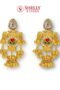 Traditional Gold Temple Earrings