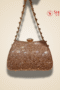 Rose Gold Crystal Studded Bridal Sling Bag