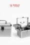 Sleek Aluminum Makeup Train Case with Dual Tier Trays and Secure Lock