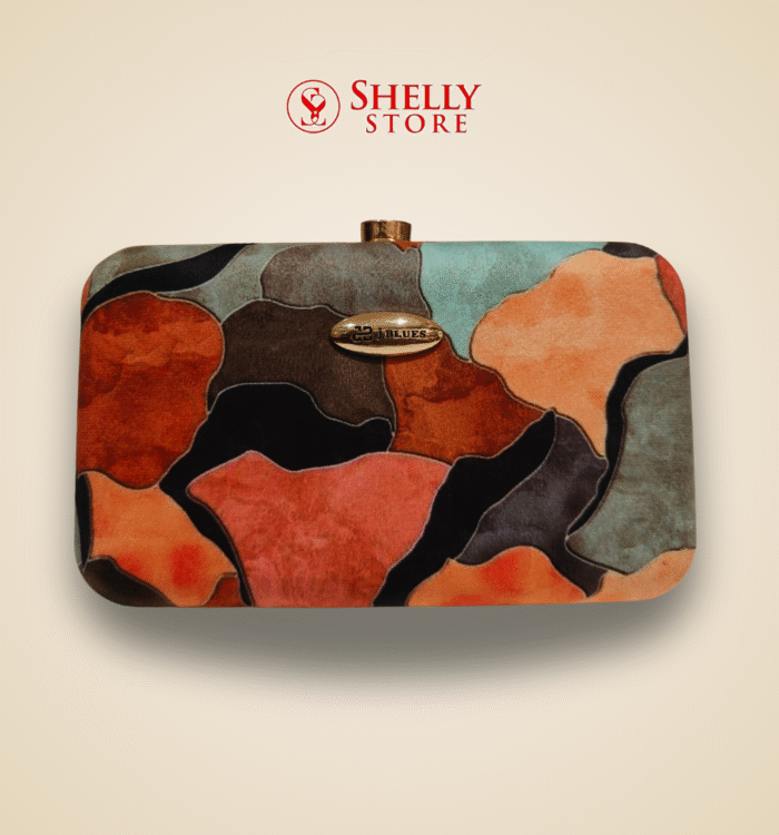 Designer Multicolor Velvet Clutch for Weddings